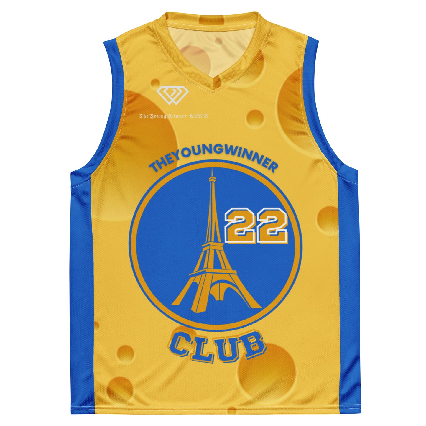 Maillot de basket recyclé all over