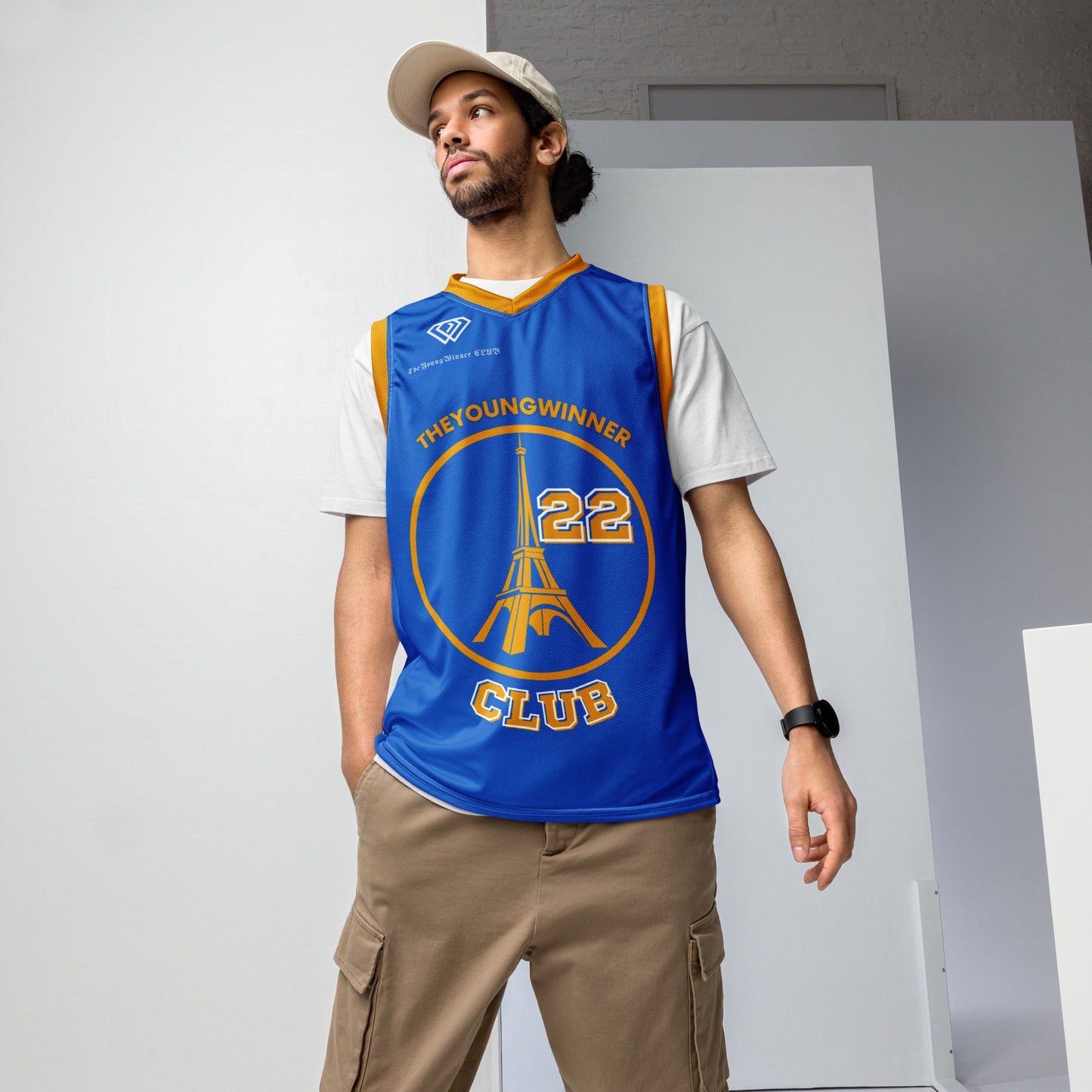 Maillot de basket recyclé all over